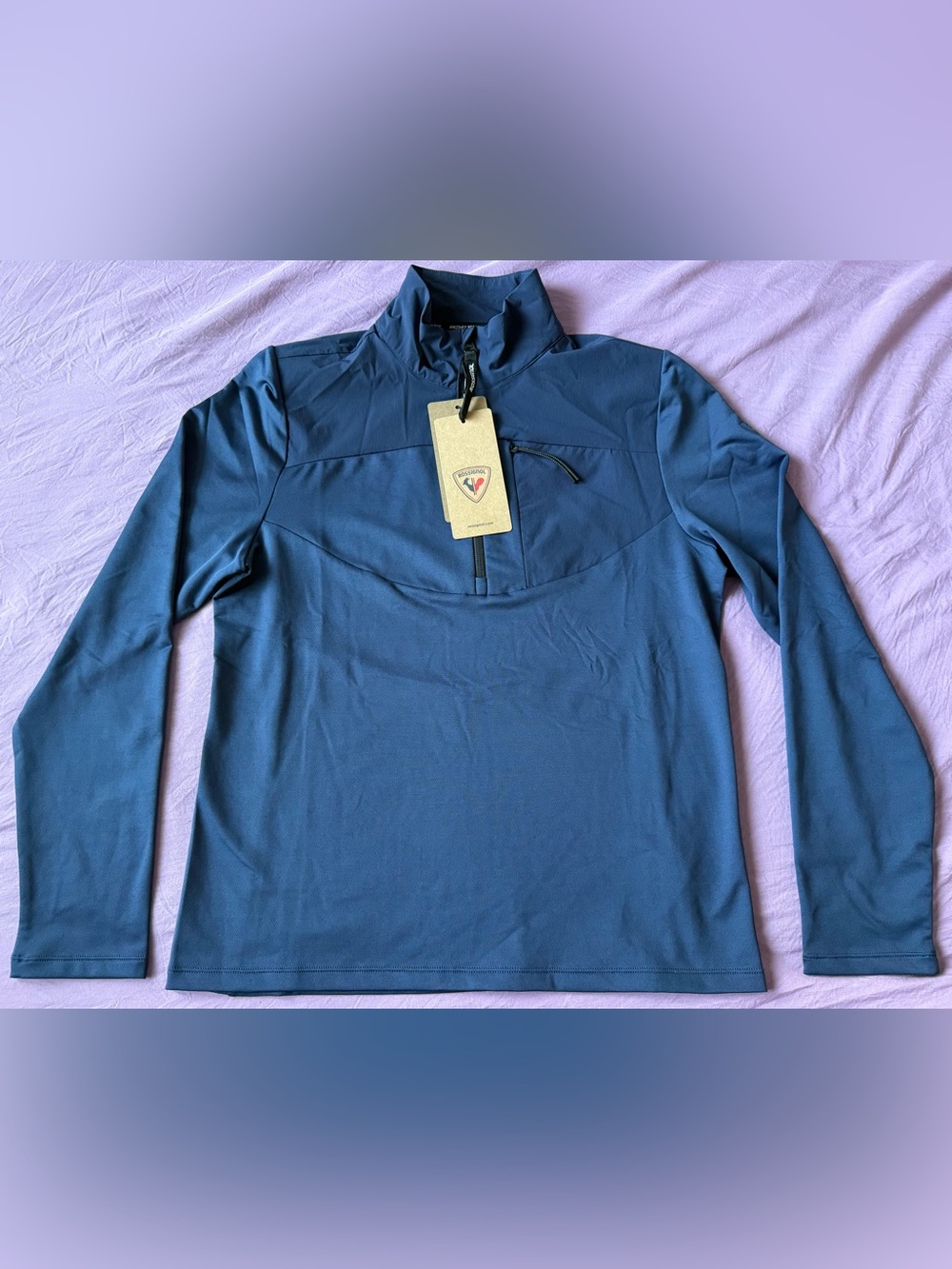 Rossignol Women’s M SKPR 1/2 Zip Pullover - Navy - NWT